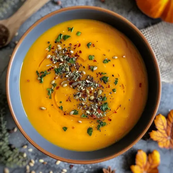 Allehånde-krydret græskar suppe 