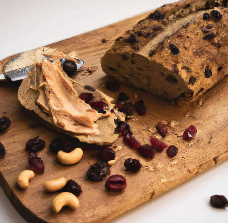 Brød med tranebær og nødder