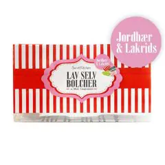 Lav selv bolsjer Jordbær-Lakrids