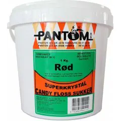 Candyfloss sukker rød 1 kg