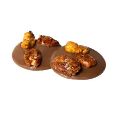 Chokolade platte m brændte nødder