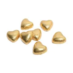 Guld Hjerter 120 stk 1100 g