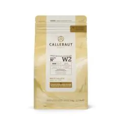 Callebaut Hvide overtræksknapper 28% 1 kg