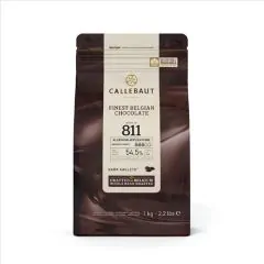 Callebaut Mørke overtrækschokoladeknapper 54,5 % 1 kg