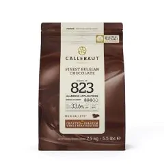 Callebaut Chokolade Lys – 33,6 % Kakao, 2,5 kg