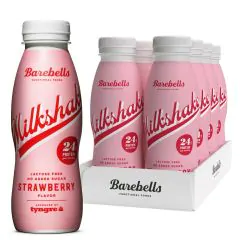 Protein milkshake med jordbær, laktosefri