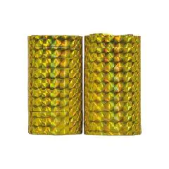 Serpentiner Guld Hologra 6,3cm 2 rl