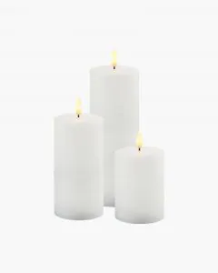 Sille Outdoor 3 stk. sæt Ø7,5 x 10/12,5/15cm, Hvid