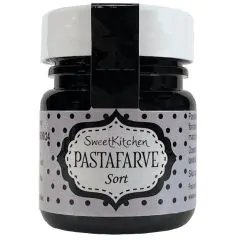 Pastafarve Sort 25 g Sweetkitchen