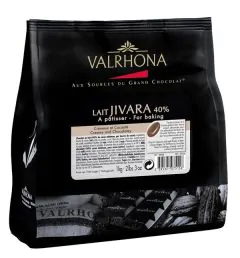 Valrhona Jivara Mælkechokolade 40% Feves 1 KG